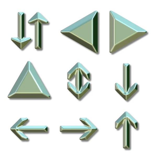Metal arrows — Stock Photo, Image