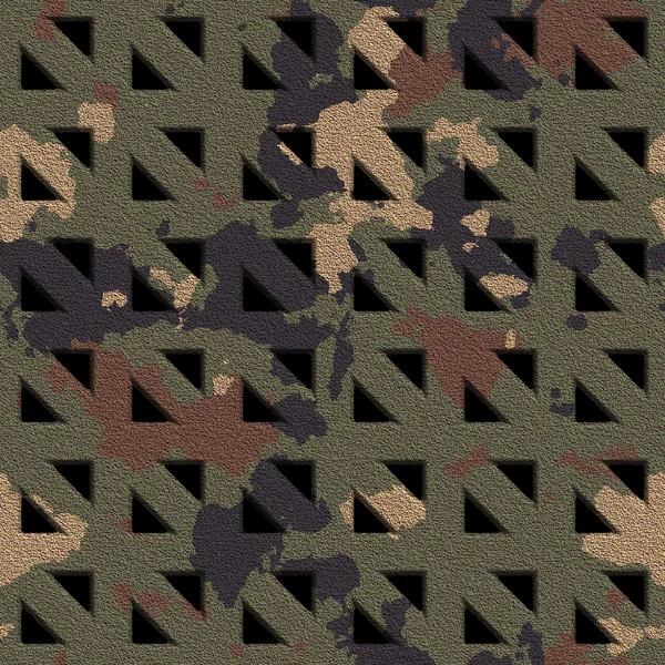 Camouflage grate — Stok Foto