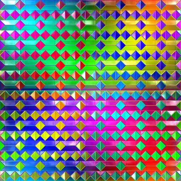 Spektral färgade block — Stockfoto