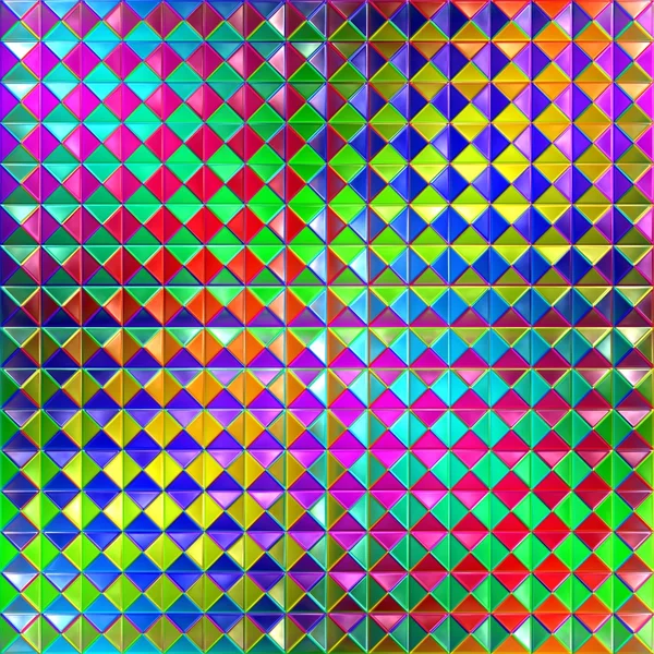 Spektral färgade block — Stockfoto