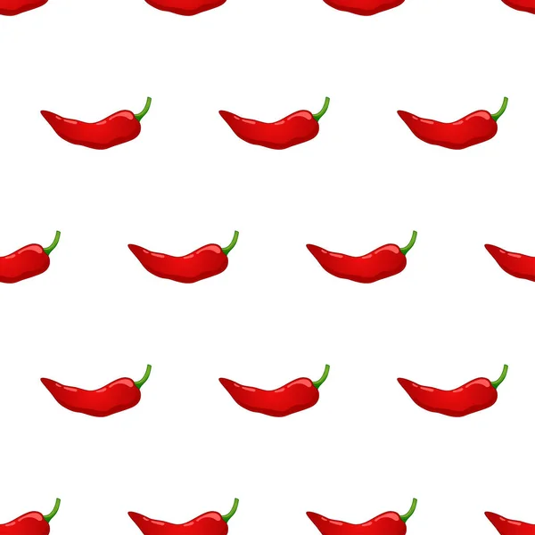 Peper vector naadloos patroon. — Stockvector