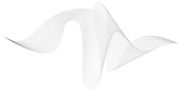 Rayures abstraites ondulées . — Image vectorielle