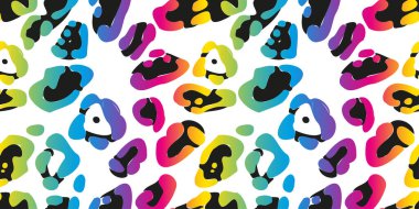 Gökkuşağı leoparı kusursuz desen