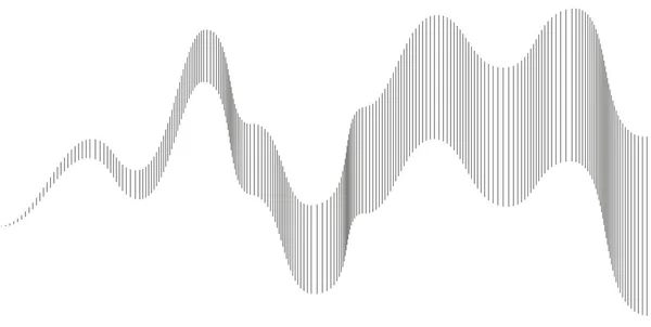 Wavy abstract stripes. — Stock Vector