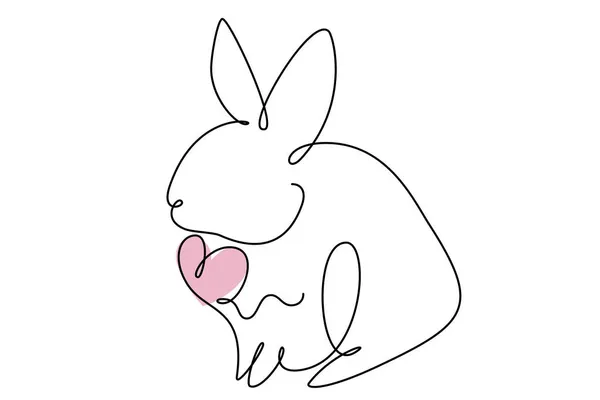 Heureux lapin de Pâques — Image vectorielle