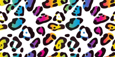 Gökkuşağı leoparı kusursuz desen