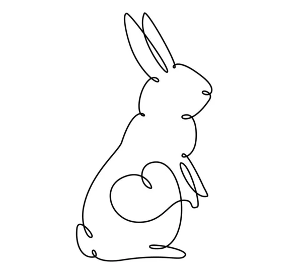 Щасливий Великодній заєць — стоковий вектор
