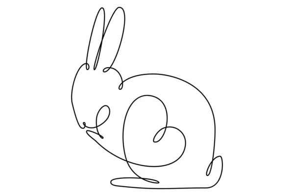 Счастливого пасхального кролика — стоковый вектор