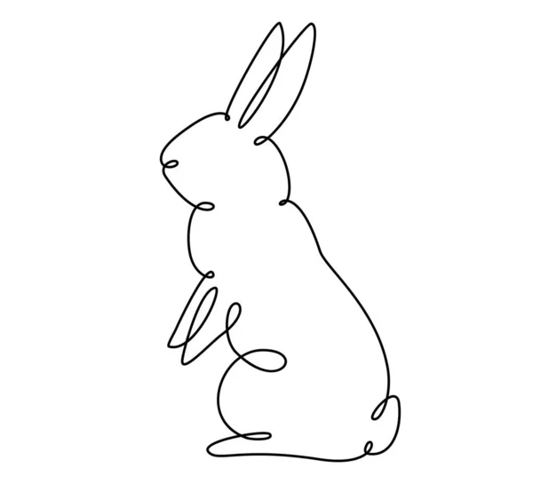 Счастливого пасхального кролика — стоковый вектор