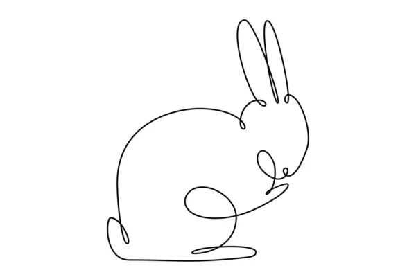 Heureux lapin de Pâques — Image vectorielle