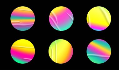 Holografik çıkartmalar ayarlandı