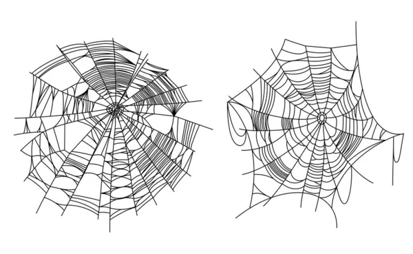 クモの巣部 — ストックベクタ