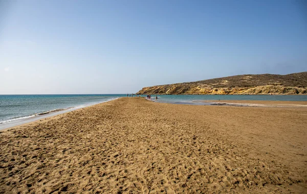 Macheria beach on Rhodos island, Dodecanese islands, Greece, day