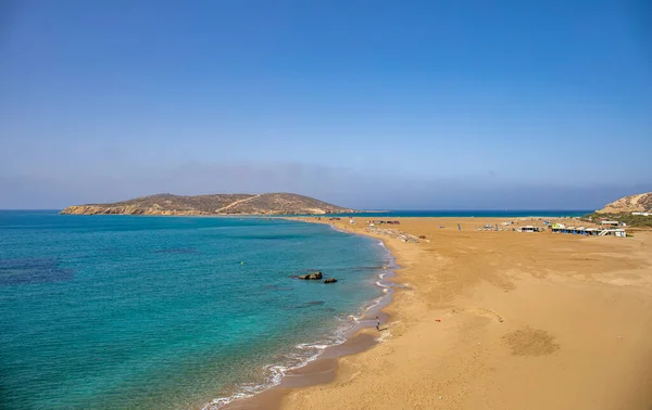 ロドス島 ドデカネス諸島 ギリシャ 朝のマチェリアビーチ — ストック写真
