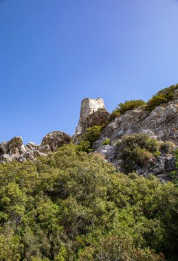 Castle of Asklipio on Rhodes island, Dodecanese islands, Greece