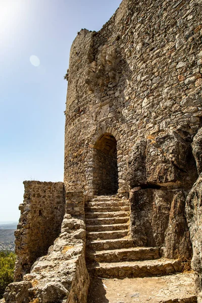 Castle Asklipio Rhodes Island Dodecanese Islands Greece — Zdjęcie stockowe