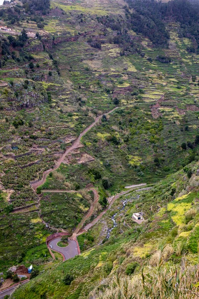 Levada Moinho Levada Nova Escursione Cascata — Foto Stock