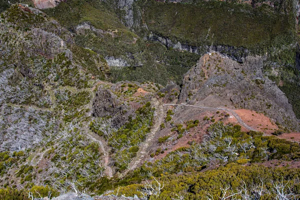 Uitzicht Vanaf Pico Ruivo Maderia — Stockfoto