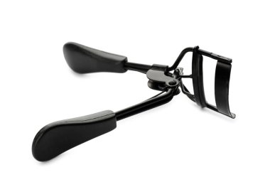 Kirpik bigudisi beyaza izole edilmiş. Makyaj aracı