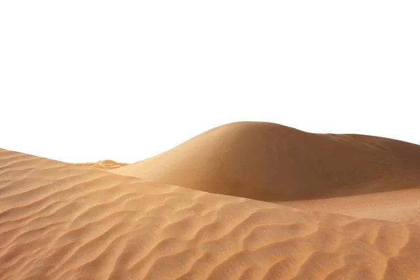 Dune Sabbia Sfondo Bianco Deserto Selvaggio — Foto Stock