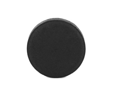 Aktif kömür hapı beyaza izole edilmiş. Etkili sorbent