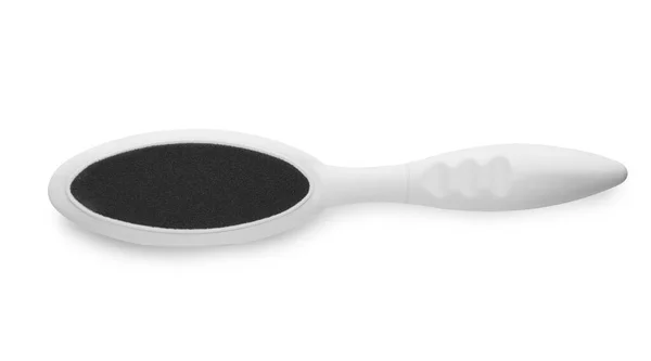 Foot File White Background Top View Pedicure Tool — Stock Photo, Image