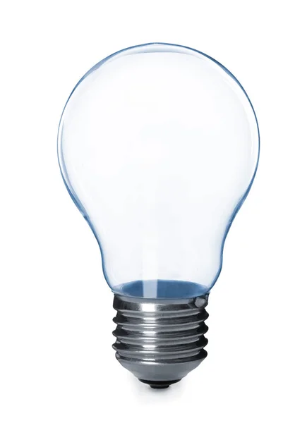 Glödlampa Isolerad Vitt Utformningsutrymme — Stockfoto