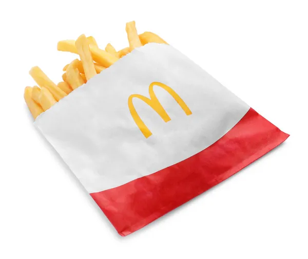 Mykolaiv Ukraine Auguseight 2021 Little Part Mcdonalds French Fries Isolated — 스톡 사진