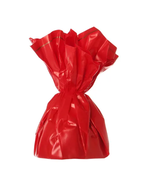 鲜红包装的美味糖果 白色隔离 — 图库照片