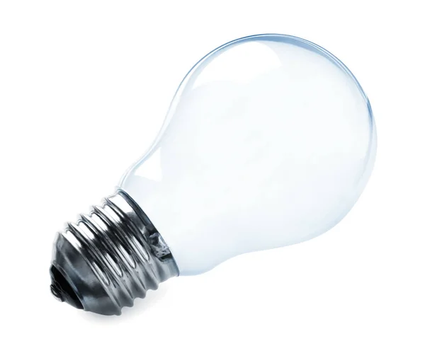 Light Bulb Isolated White Space Design — Stock Photo, Image