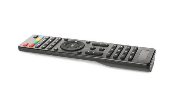 Modern Remote Control Isolated White — Stock Photo, Image