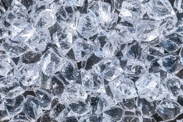 Куча Измельченного Льда Качестве Фона Вид Сверху — стоковое фото