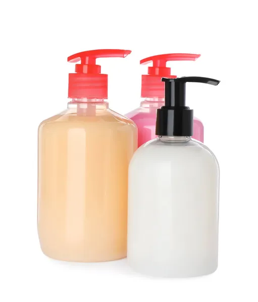 Dispensers Liquid Soap White Background — Stock Photo, Image