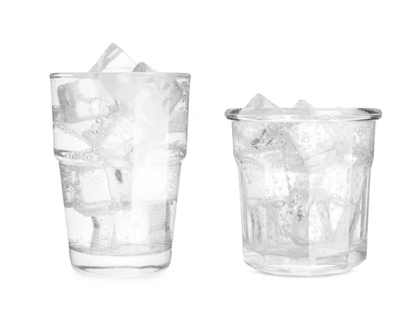 Group Of Ice Cubes In Plastic Cup Stock Photo, Picture and Royalty Free  Image. Image 74989794.