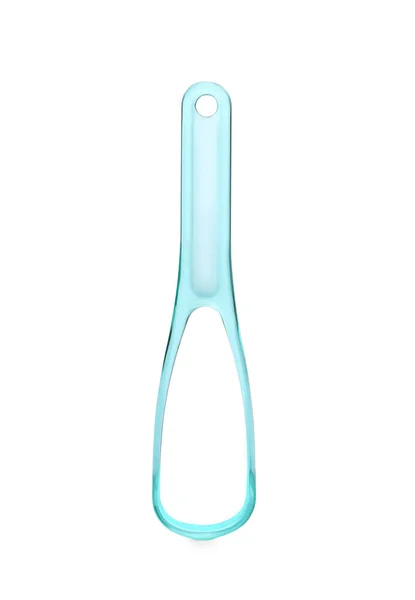 New Tongue Cleaner Oral Care Isolated White — Stock Photo, Image