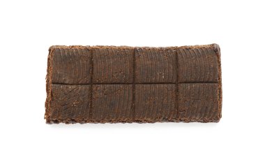 Hematojen çubuğu beyaz, üst görünümde izole