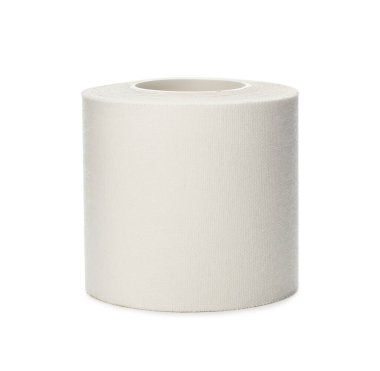 Tıbbi yapışkan alçı rulo beyaz üzerine izole
