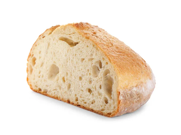 Frisch Gebackenes Sodawasser Brot Isoliert Auf Weiß — Stockfoto