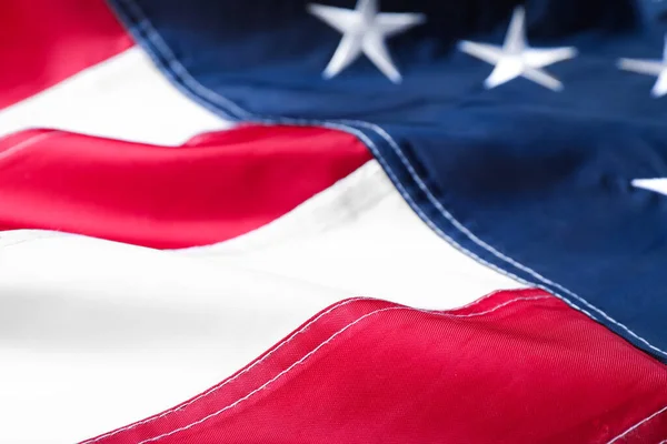 National Flag America Background Closeup View — Stock Photo, Image