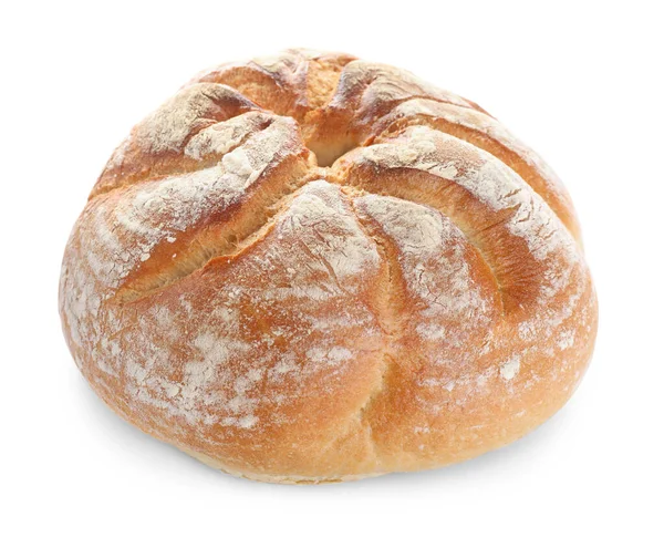 白面包中分离出来的美味麦片 — 图库照片