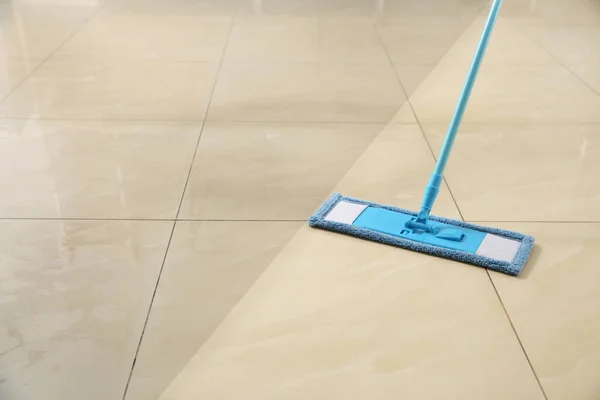Washing Floor Mop Difference Cleaning — Stock Photo, Image