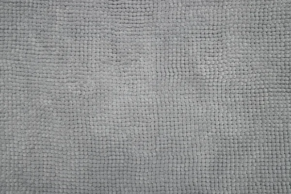 Soft Grey Bath Mat Background Top View — Stock Photo, Image