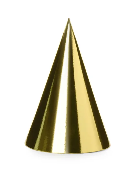 Bright Party Hat Isolated White Festive Accessory — Stock Photo, Image