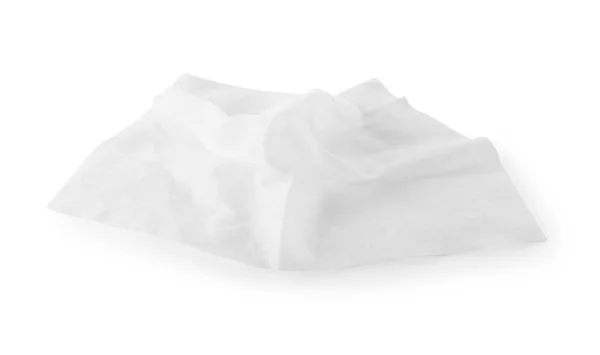 Uma Limpeza Limpa Molhada Isolada Branco — Fotografia de Stock