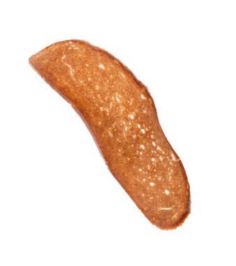 Çıtır rusk beyazda izole edilmiş. Lezzetli.