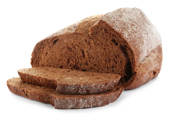 Świeżo Upieczony Chleb Sodowy Białym Tle Zbliżenie — Zdjęcie stockowe