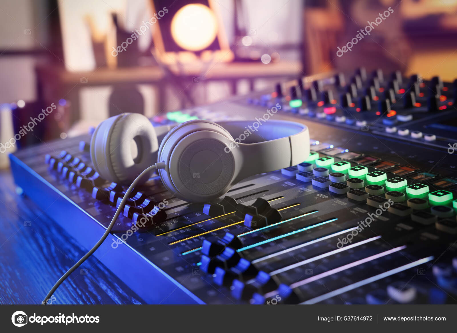 Table de mixage radio