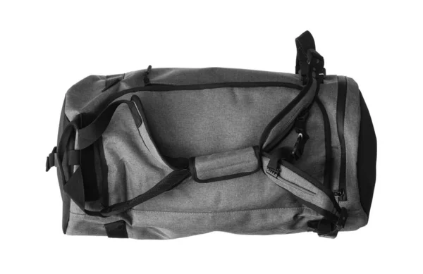 Sports Bag Isolated White Top View — Stockfoto