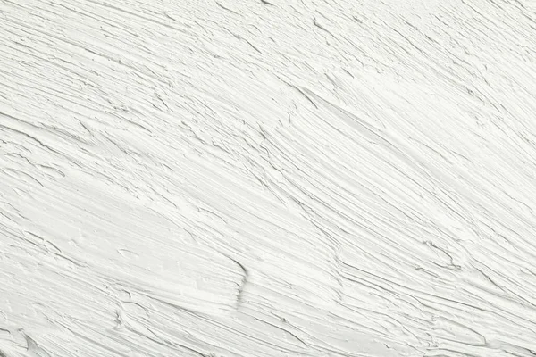 Texture White Oil Paint Background Closeup — 图库照片
