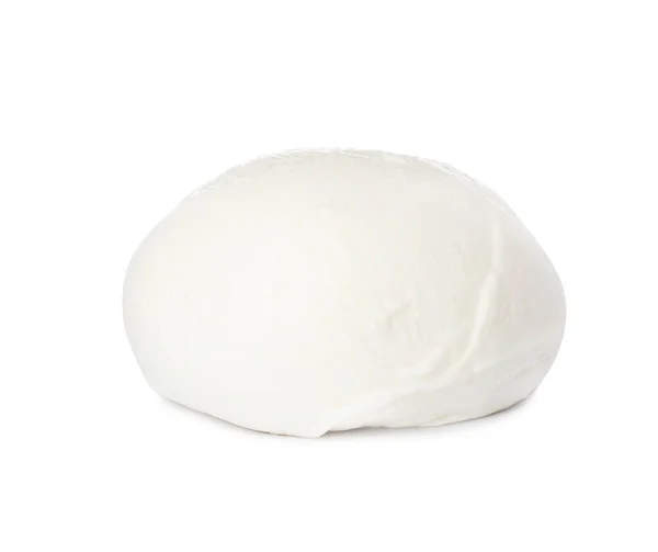 Delicious Mozzarella Cheese Ball White Background — Stock Photo, Image